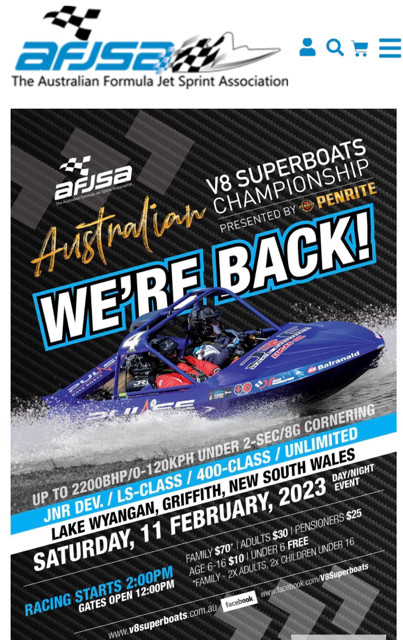 2023 V8 Superboats Championship (Griffith Jet Boats)